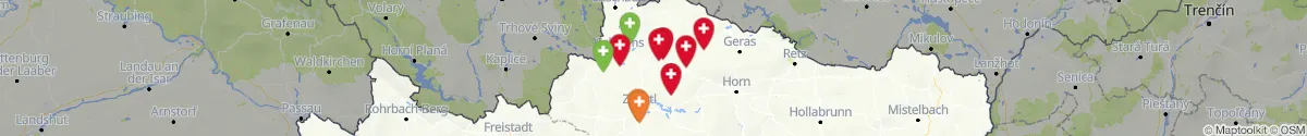 Map view for Pharmacies emergency services nearby Schwarzenau (Zwettl, Niederösterreich)